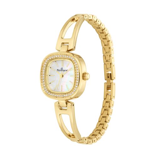 RELÓGIO ANALÓGICO SOCIAL DOURADO