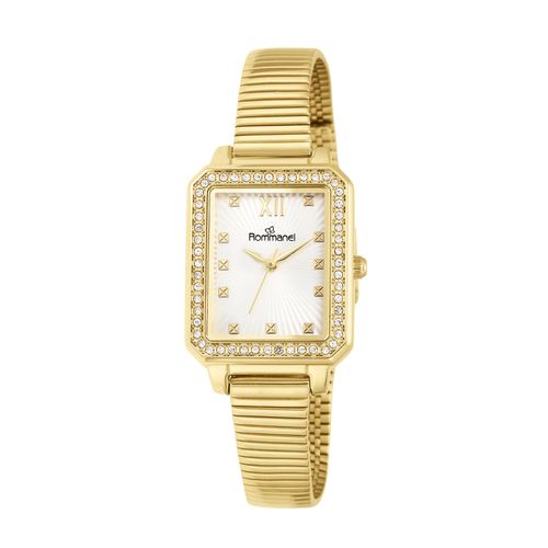 RELÓGIO ANALÓGICO SOCIAL DOURADO,