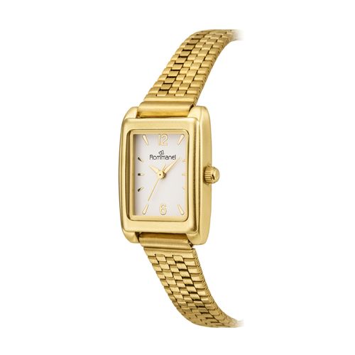 RELÓGIO ANALÓGICO SOCIAL DOURADO