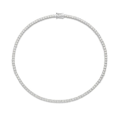 GARGANTILHA RIVIERA DE PRATA MACIÇA 925 COM ZIRCÔNIAS