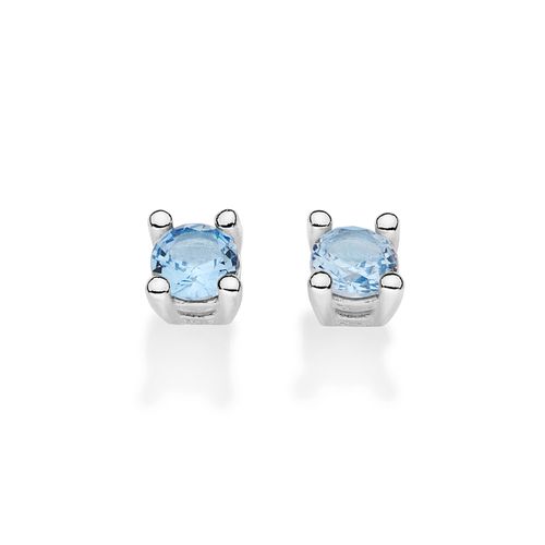 BRINCO SOLITÁRIO DE PRATA MACIÇA 925 COM ZIRCÔNIAS