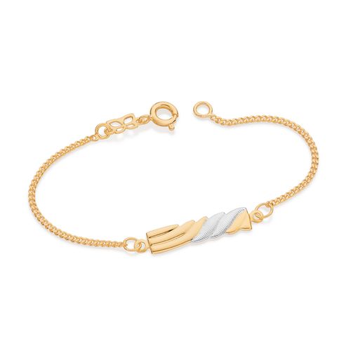 PULSEIRA BANHADA A OURO 18K INFANTIL