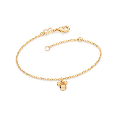 PULSEIRA COM MICKEY BANHADA A OURO 18K