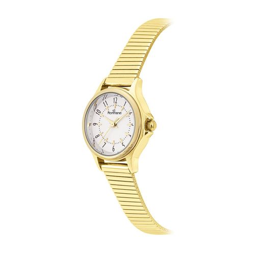 RELÓGIO ANALÓGICO SOCIAL DOURADO