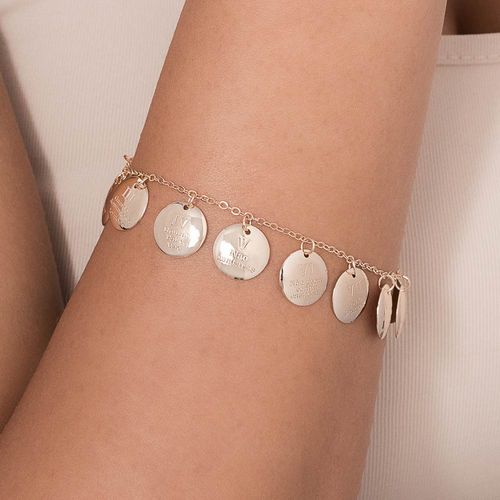 PULSEIRA 10 MANDAMENTOS BANHADO A OURO 18K