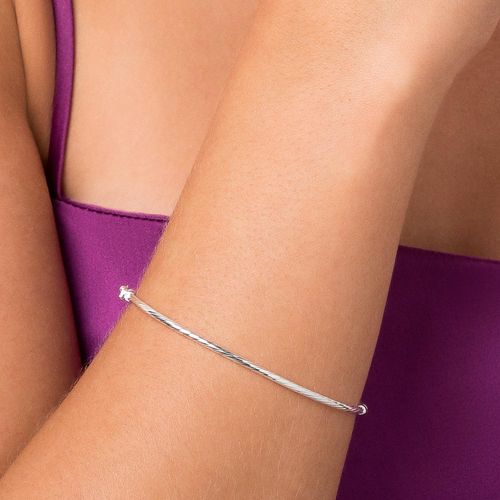 BRACELETE TORCIDO DE PRATA 925