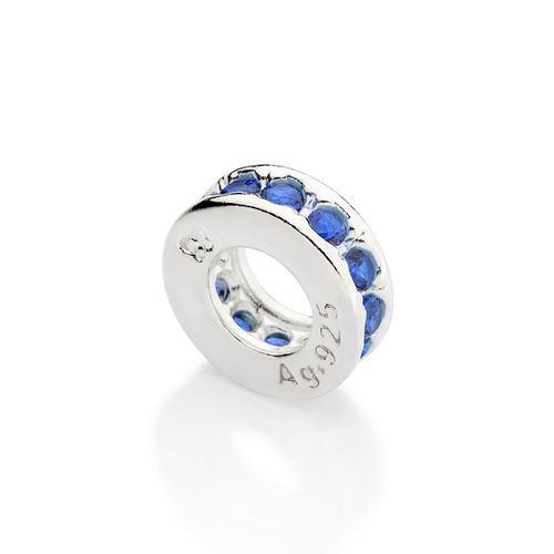 BERLOQUE STOPPER SEPARADOR DE PRATA COM ZIRCÔNIAS