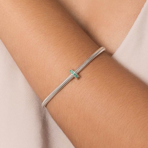 BERLOQUE STOPPER SEPARADOR DE PRATA COM ZIRCÔNIAS