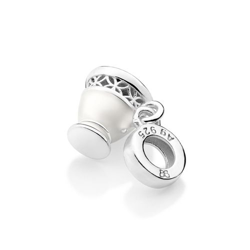 BERLOQUE XÍCARA DE CAPPUCCINO DE PRATA MACIÇA 925 COM RESINA