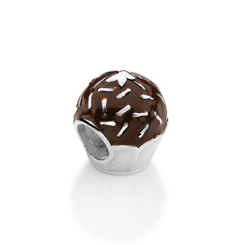 BERLOQUE PASSANTE BRIGADEIRO DE PRATA MACIÇA 925 COM RESINA