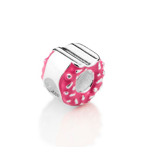 BERLOQUE DONUTS DE PRATA MACIÇA 925 COM RESINA