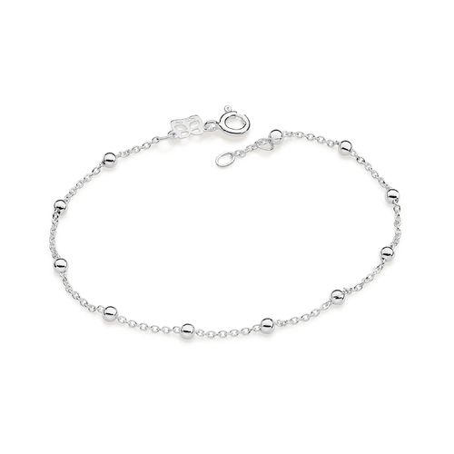 PULSEIRA COM BOLA DE PRATA MACIÇA 925