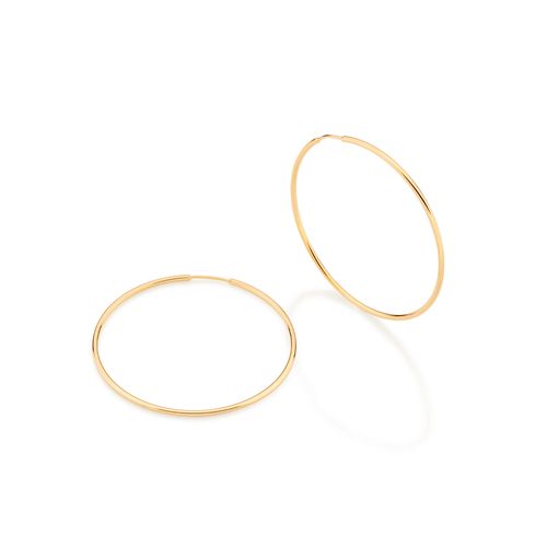 BRINCO ARGOLA BANHADO A OURO 18K