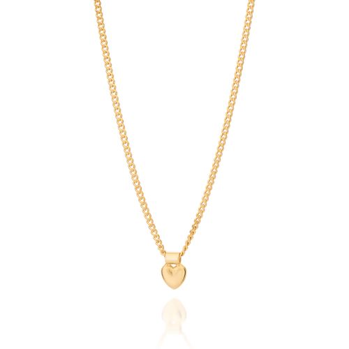 GARGANTILHA CORAÇÃO BANHADA A OURO 18K