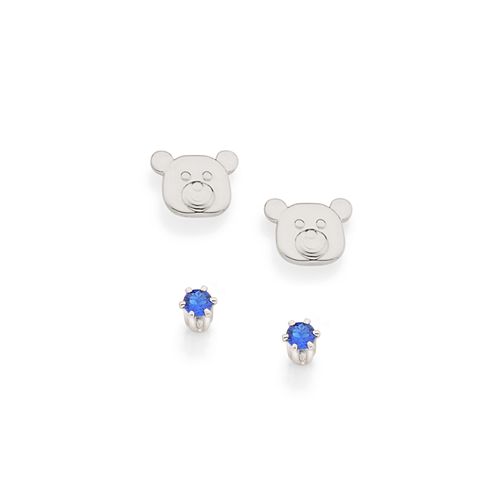 KIT BRINCOS BANHADOS A RHODIUM