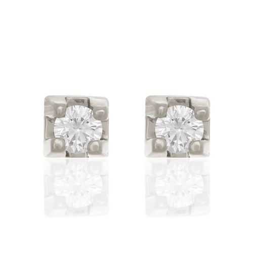 BRINCO BANHADO A RHODIUM  COM ZIRCÔNIAS