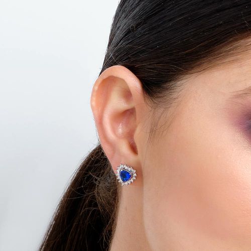 BRINCO CORAÇÃO BANHADO A RHODIUM