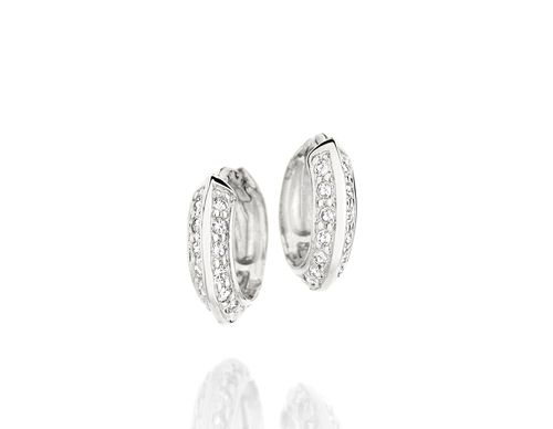 BRINCO BANHADO A RHODIUM COM ZIRCÔNIAS