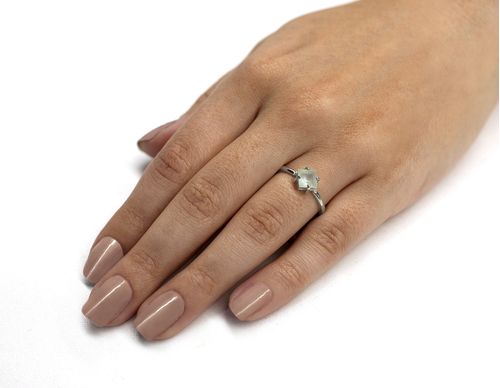 ANEL SOLITÁRIO BANHADO A OURO 18K