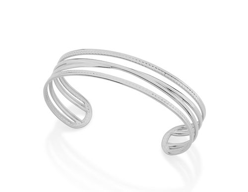 BRACELETE BANHADO A RHODIUM