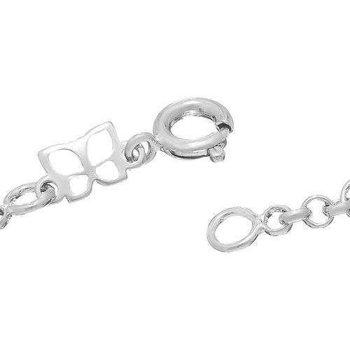 PULSEIRA BANHADA A RHODIUM COM CRISTAIS