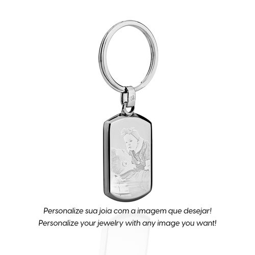 CHAVEIRO RETANGULAR PERSONALIZÁVEL DE AÇO