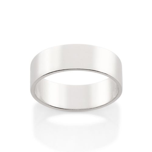 ALIANÇA FOSCA BANHADA A PLATINA