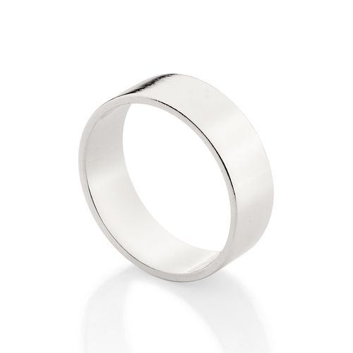 ALIANÇA FOSCA BANHADA A PLATINA