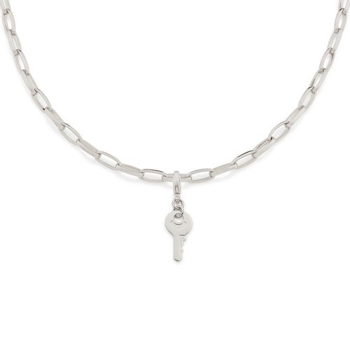 BERLOQUE CHAVE BANHADO A RHODIUM