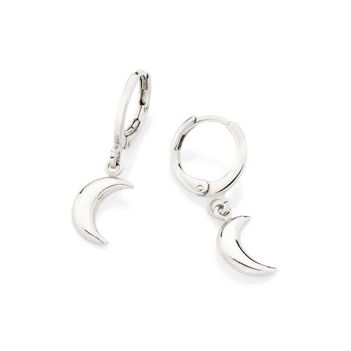 BRINCO ARGOLA LUA BANHADO A PLATINA