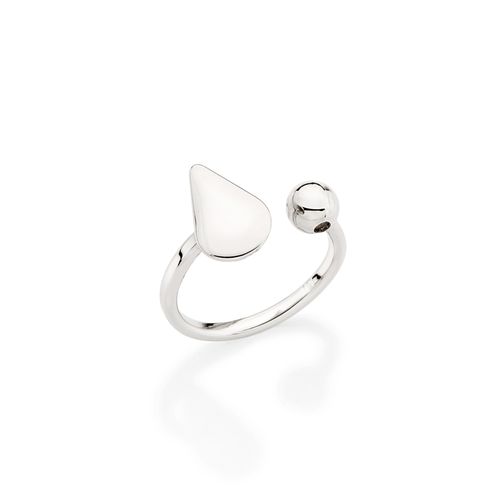 BRINCO PIERCING DE PRESSÃO GOTA BANHADO A PLATINA