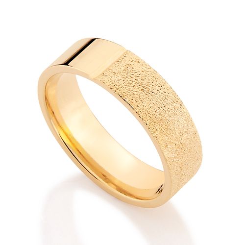 ALIANÇA BANHADA A OURO 18K