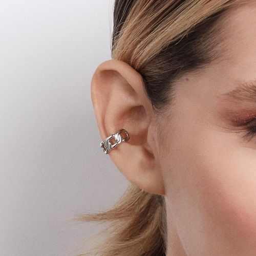 BRINCO PIERCING DE PRESSÃO BANHADO A PLATINA