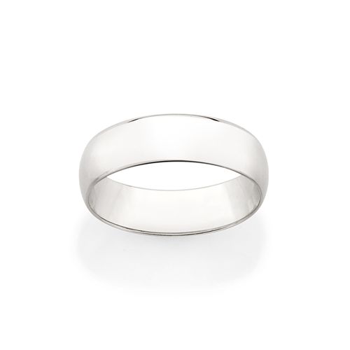 ALIANÇA BANHADA A PLATINA