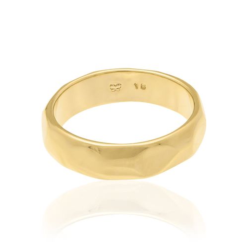 ALIANÇA BANHADA A OURO 18K