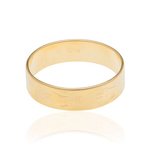 ANEL BANHADO A OURO 18K