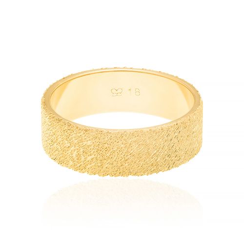 ALIANÇA BANHADA A OURO 18K