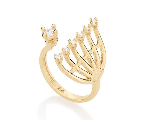Anéis  JOIA BANHADA OURO 18K