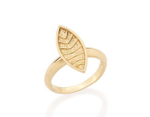 ANEL BANHADO A OURO 18K