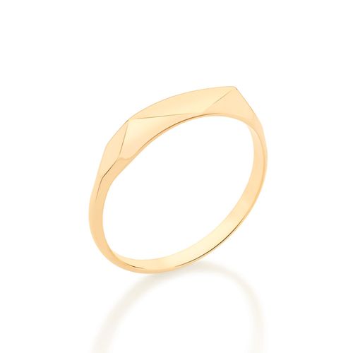 ANEL SKINNY RING BANHADO A OURO 18K