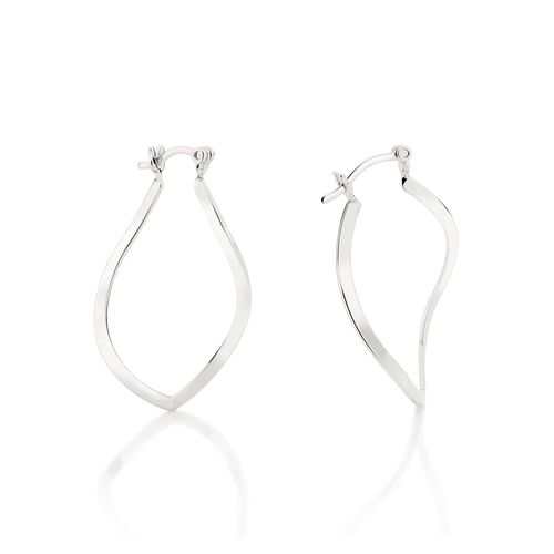 BRINCO ARGOLA BANHADO A PLATINA