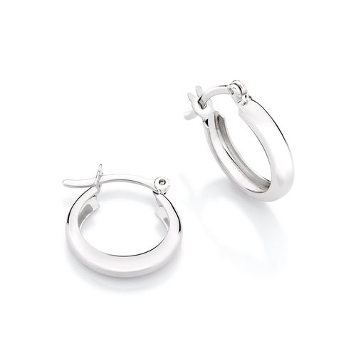 BRINCO ARGOLA BANHADO A PLATINA