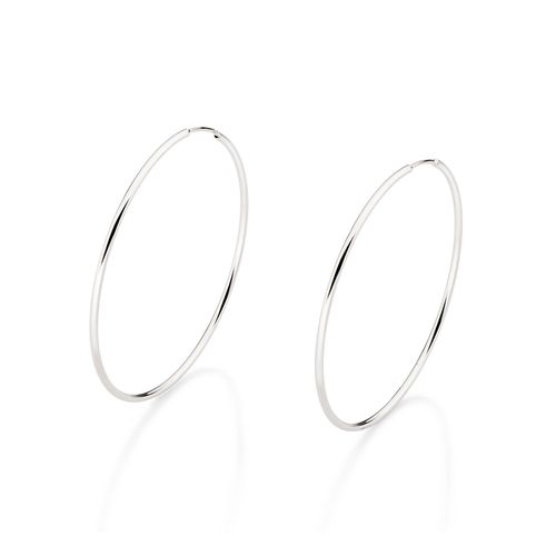 BRINCO ARGOLA BANHADO A PLATINA