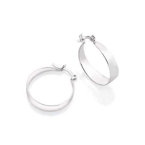 BRINCO ARGOLA BANHADO A PLATINA