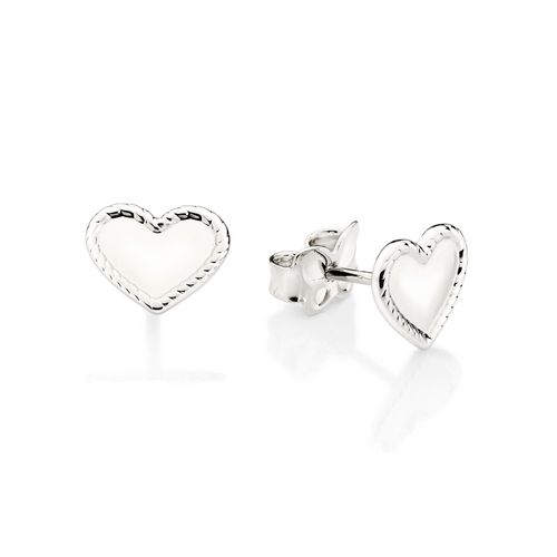 BRINCO CORAÇÃO BANHADO A PLATINA