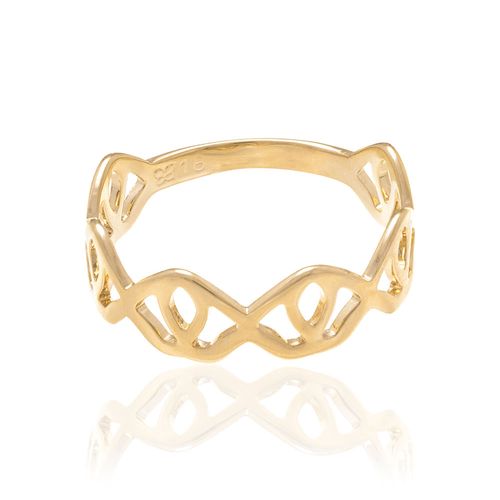 ANEL BANHADO A OURO 18K