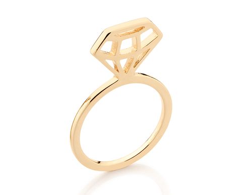 ANEL BANHADO A OURO 18K