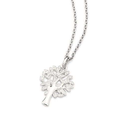 PINGENTE ÁRVORE DA VIDA BANHADO A PLATINA