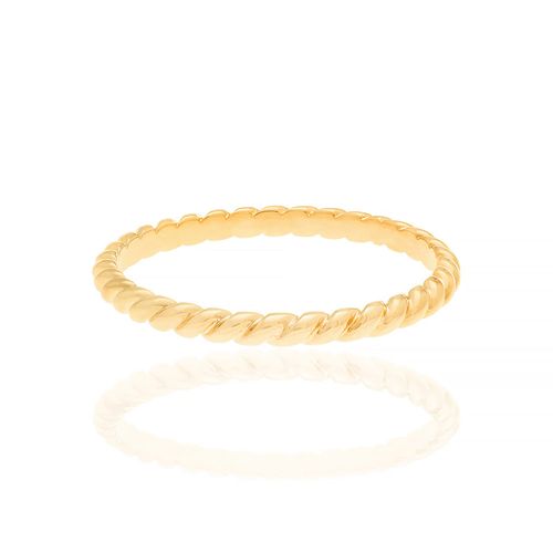 ALIANÇA BANHADA A OURO 18K