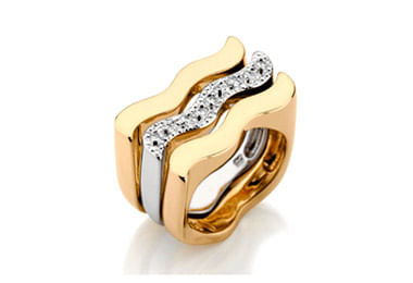 Anéis  JOIA BANHADA OURO 18K